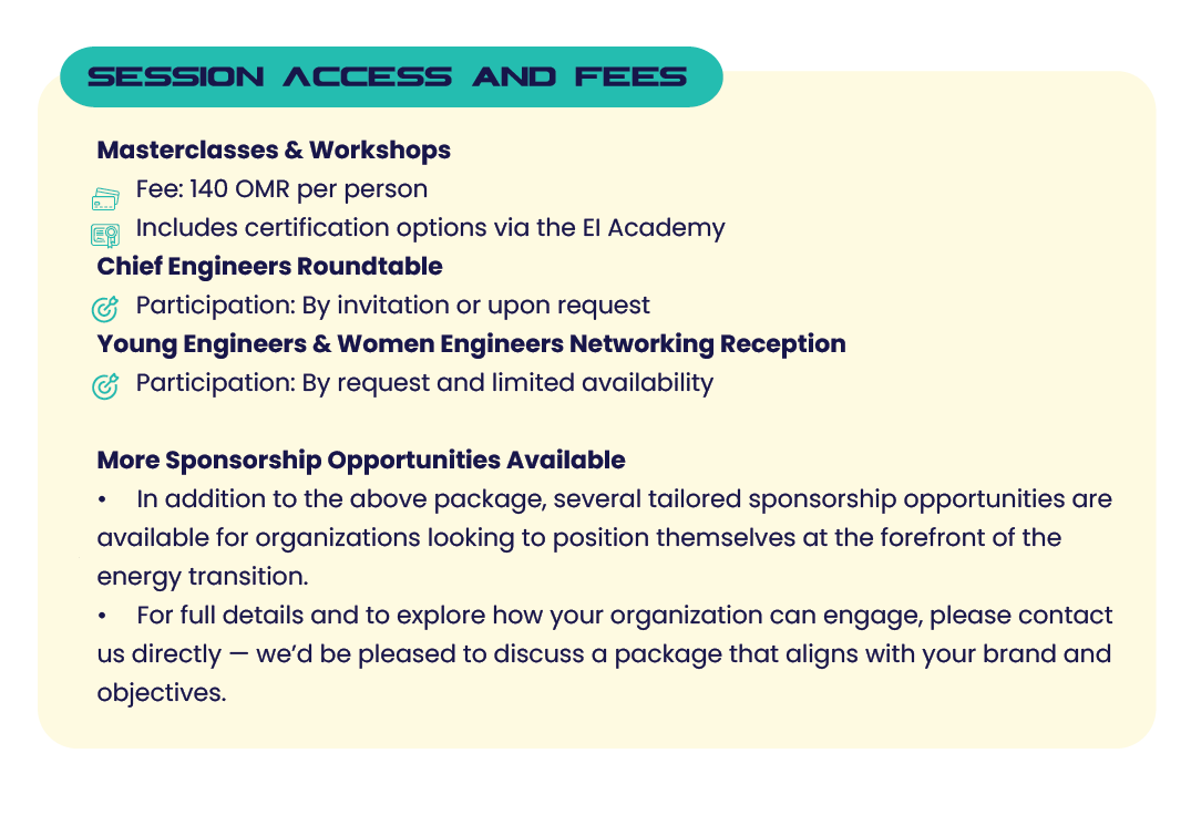 Session Access and fees